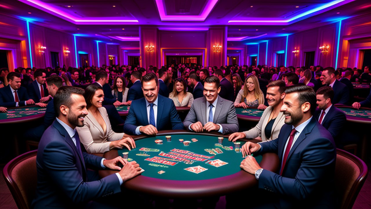 Soirée Casino Boosty Poker : L'Animation Parfaite pour une Soirée d'Entreprise sur le Thème Las Vegas