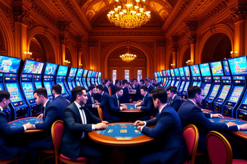 Stelsia Casino Châtel-Guyon : divertissement historique dans le parc thermal