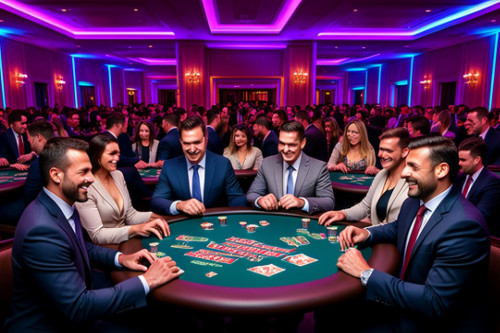 Soirée Casino Boosty Poker : L'Animation Parfaite pour une Soirée d'Entreprise sur le Thème Las Vegas